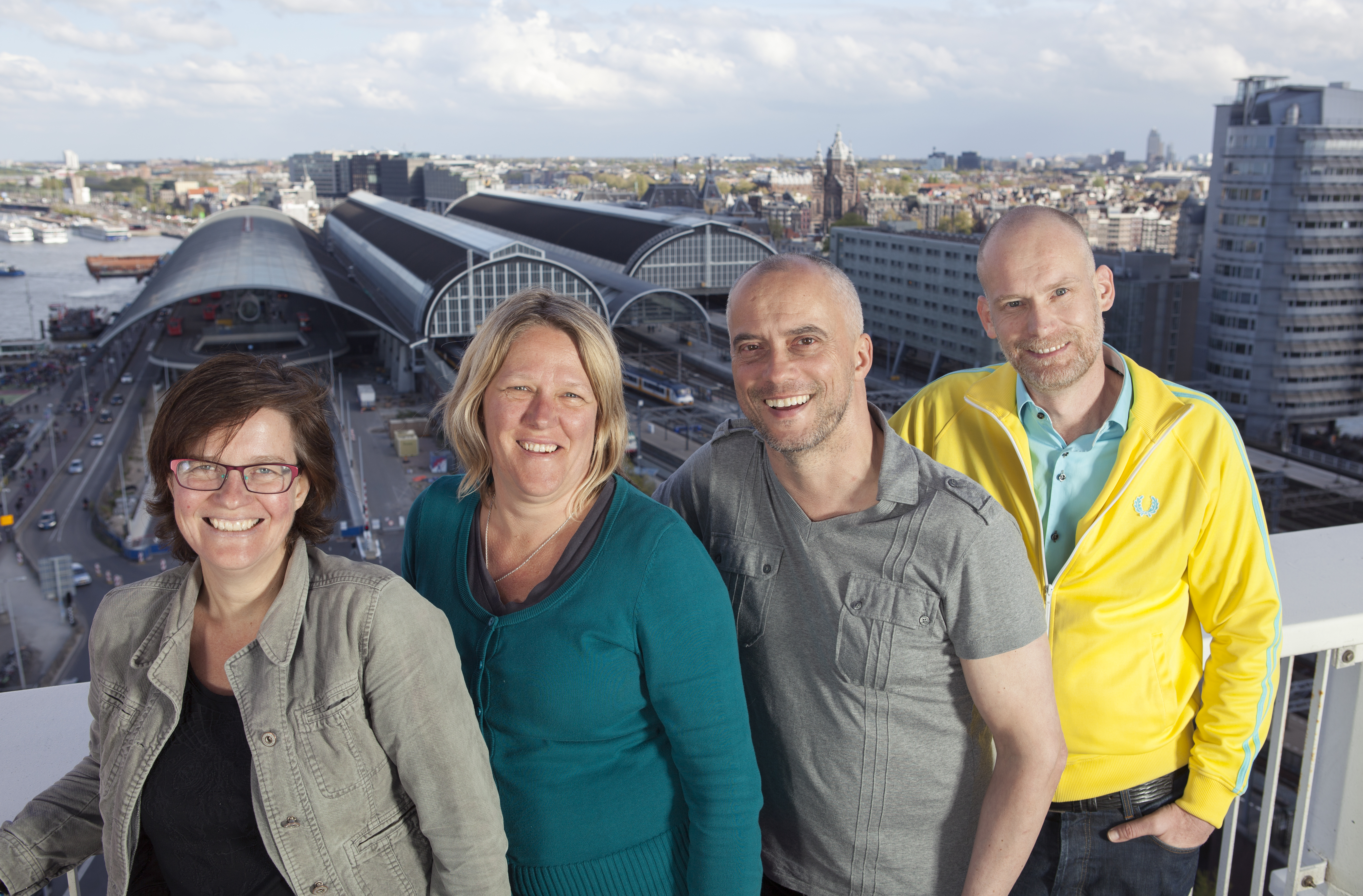 The Foundation Board From left to right: Renate Hartman, Karen Kraan, Jan Bouwens, Pieter Brokx