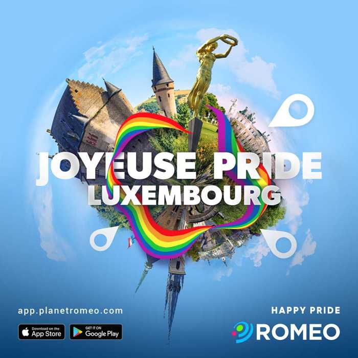 Celebrate Pride Worldwide with ROMEO Cityscapes Luxembourg 