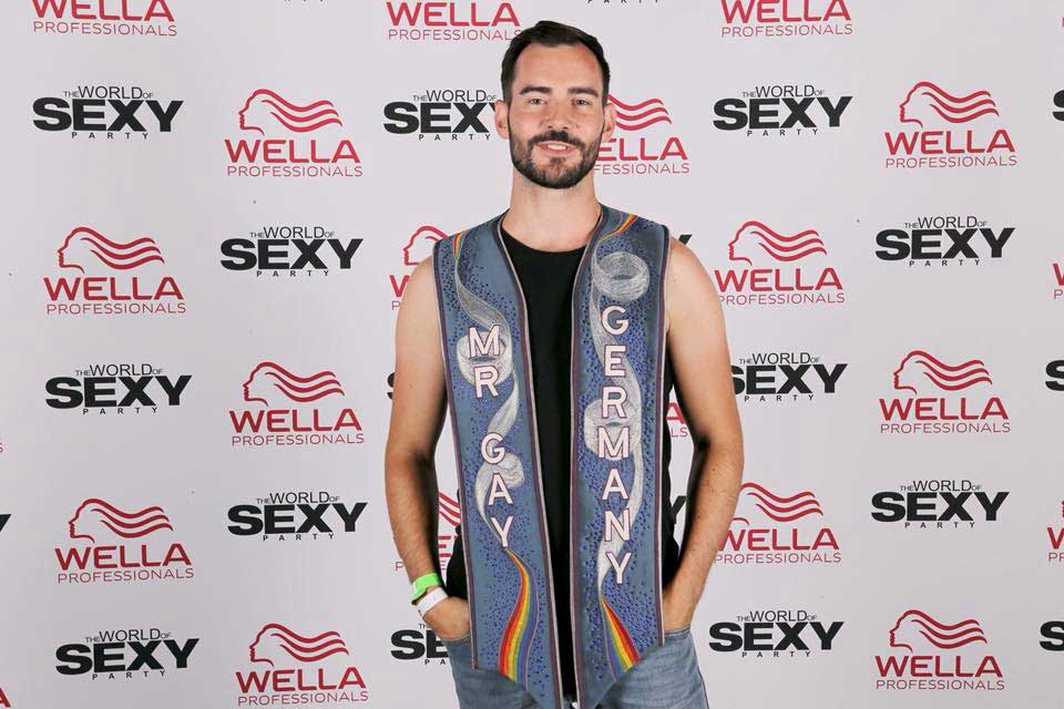 Mr. Gay Germany Enrique Doleschy Sexy pride Land
