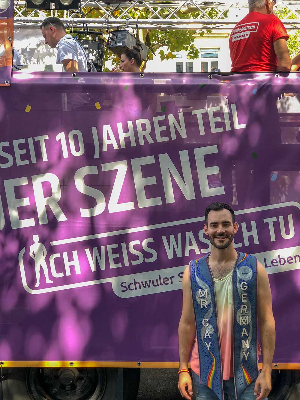 Mr. Gay Germany Enrique Doleschy - Cologne Pride