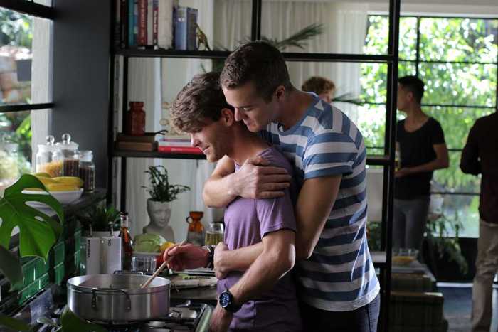 A gay couple cooking as a hobby or interest Groups and more Groups